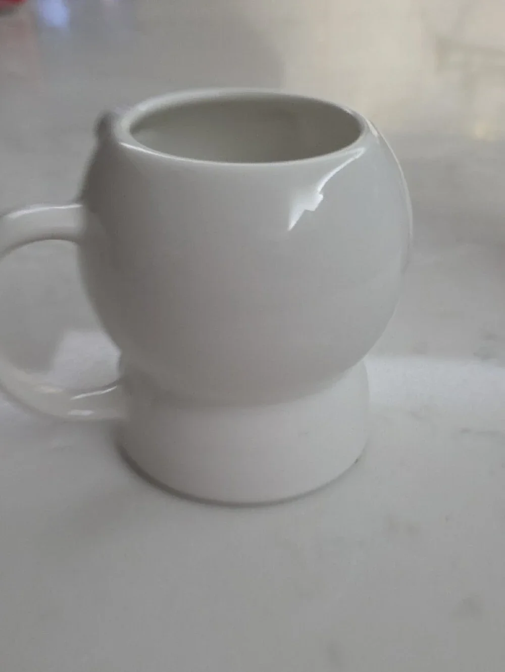 Starbucks White Bear Mug with Green and Red Holiday Cup