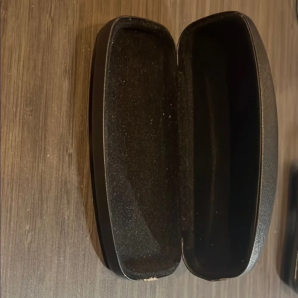 Salvatore Ferragamo Black Eyeglass Sunglass Case