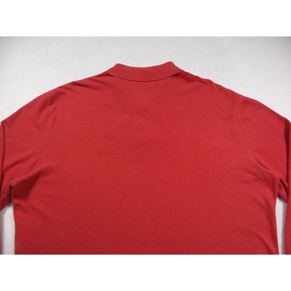 Polo Ralph Lauren Shirt Mens Size XXL Red Long Sleeve Stretch Embroidered‎ Pony