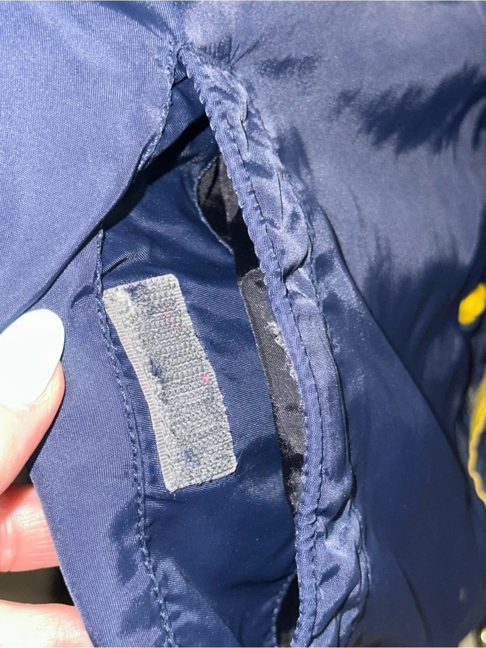 Kids GAP Navy Raincoat with Yellow Lining