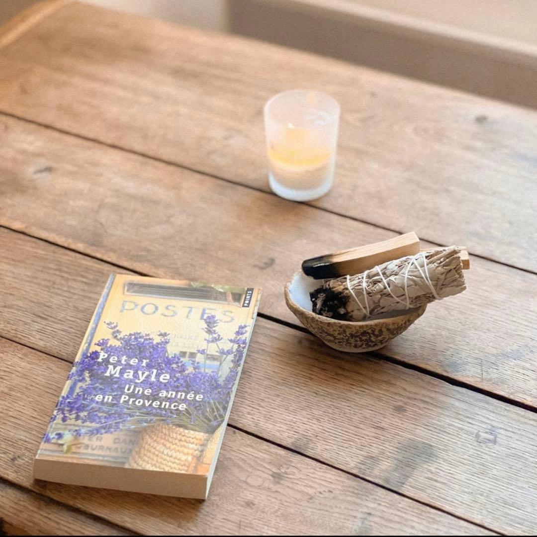 Natural Fragrant Wood Palo Santo Stick & White Sage Bundle Set ★ Incense, Incense